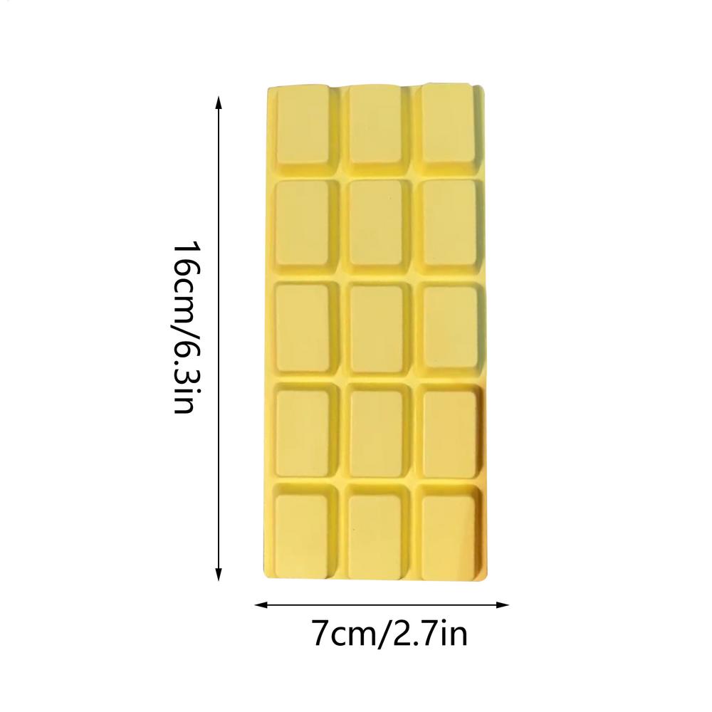 1PC Chocolate Bar Stress Toy Soft Slow Rising Relax cute Tool Chocolate stress relief petite For Adults Kid Children Party Favor