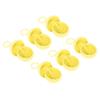 6PCS Reusable Water Balloons with Carrying Ring Silicone Quick Fill Self Sealing Summer Water Splash Ball Toys for
