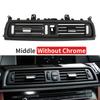 Středová mřížka přední konzoly Mřížka ventilace palubní desky klimatizace pro BMW F10 F11 520i 523i 525i 528i 535i 64229166885 64229209136