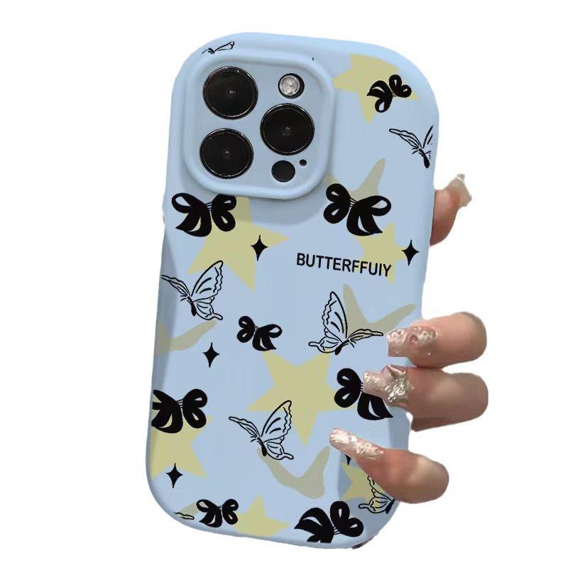 Compatible with Apple 16pro Cartoon 15promax Phone Case 14plus Creative 13 Matte 12pro11