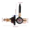 31GJ Brass Helium Latex Pressure Reducer With Pressure Gauge Fit for G5/8 for Tank