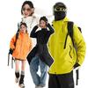 Men Women 3-in-1 Waterproof Windproof Hiking Jacket With Removable Fleece Liner Outdoor Camping Trekking Skiing