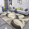 Red Black Swirl Rug Abstract Carpet for Living Room Large Bedroom Decoration Rug Light Luxury Sofa Coffee Table Mat Non-slip