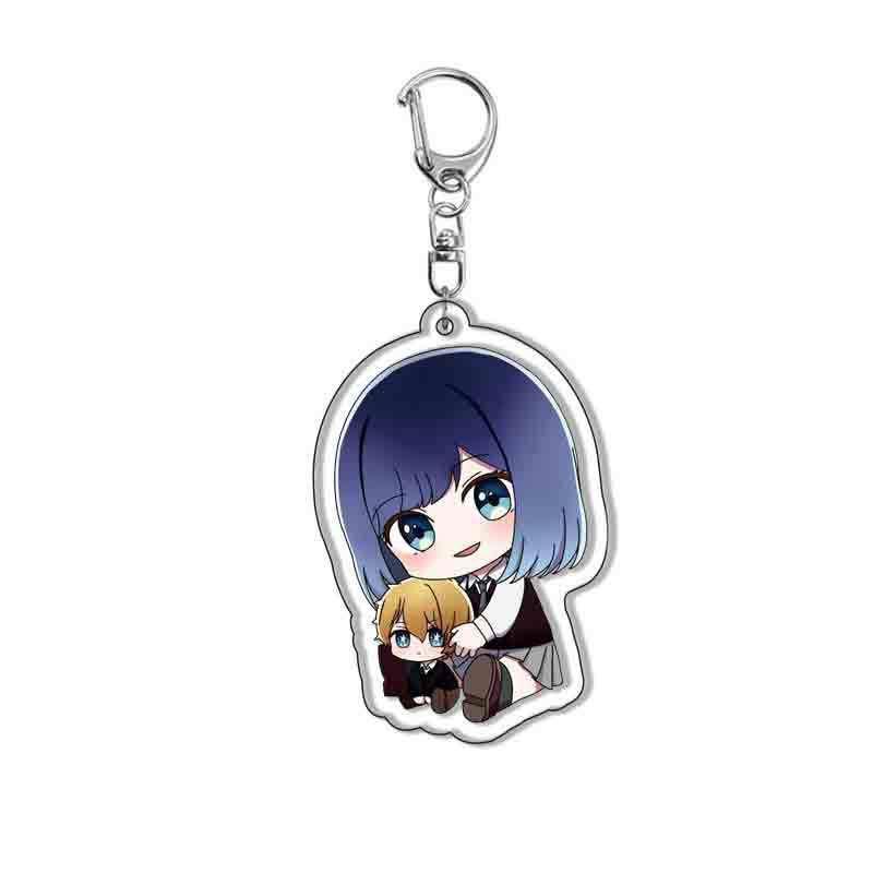 No Ko Oshi Hoshino Ai Akuamarin High Transparency Acrylic Keychain Gift Pendants