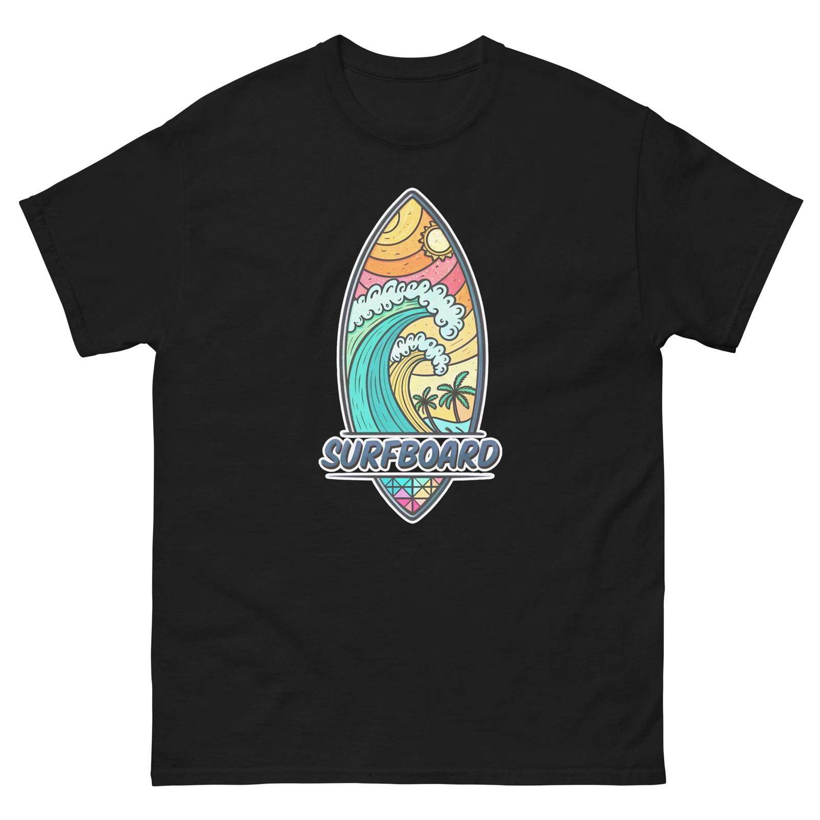 Surfboard Ocean Beach Water Marine T-Shirt M
