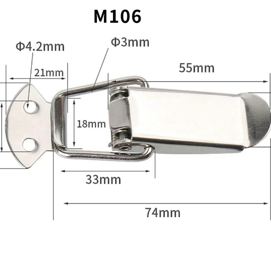 Stainless Steel Duckbill Spring Latch for Hardware and Furniture Leather Cases