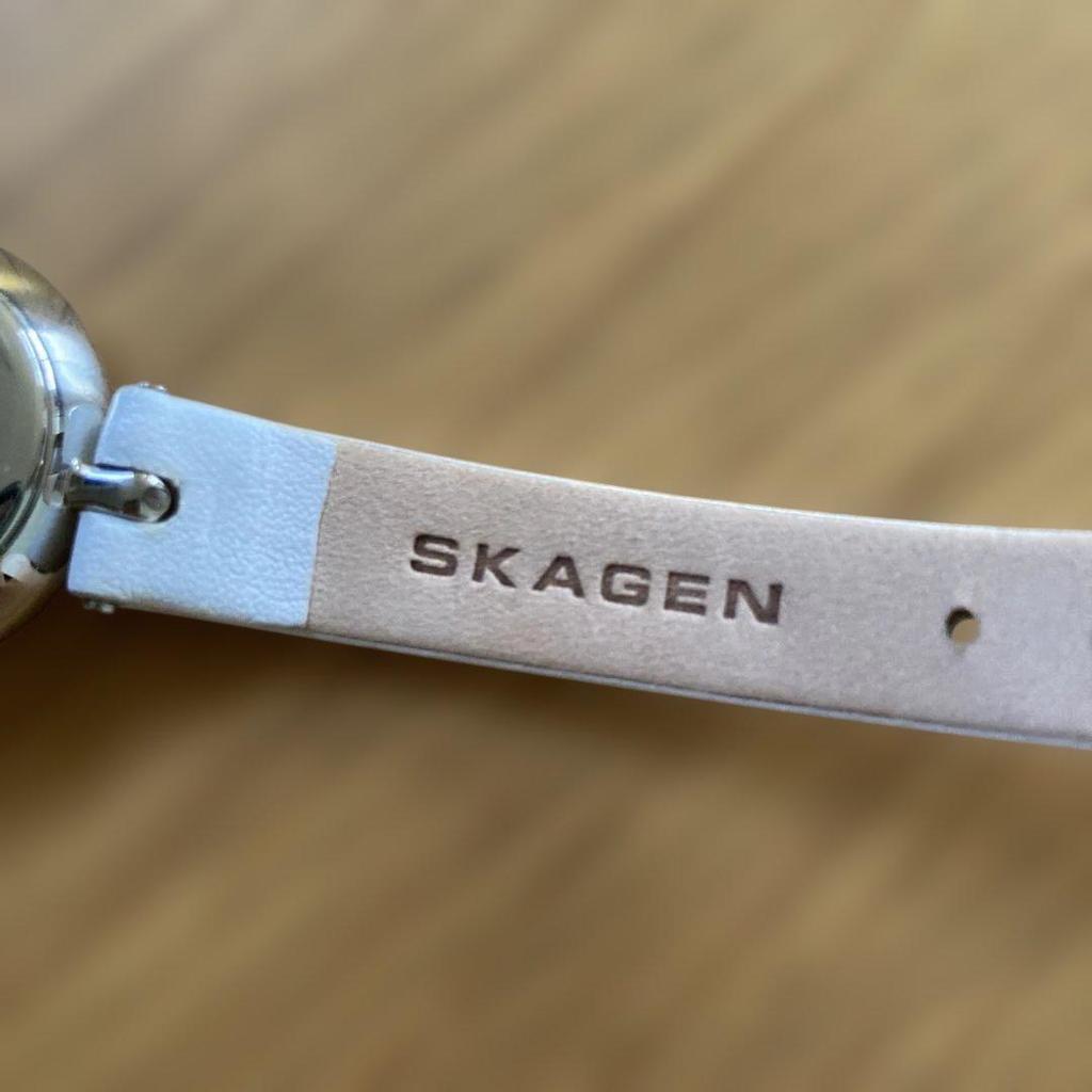 Used SKAGEN watch white