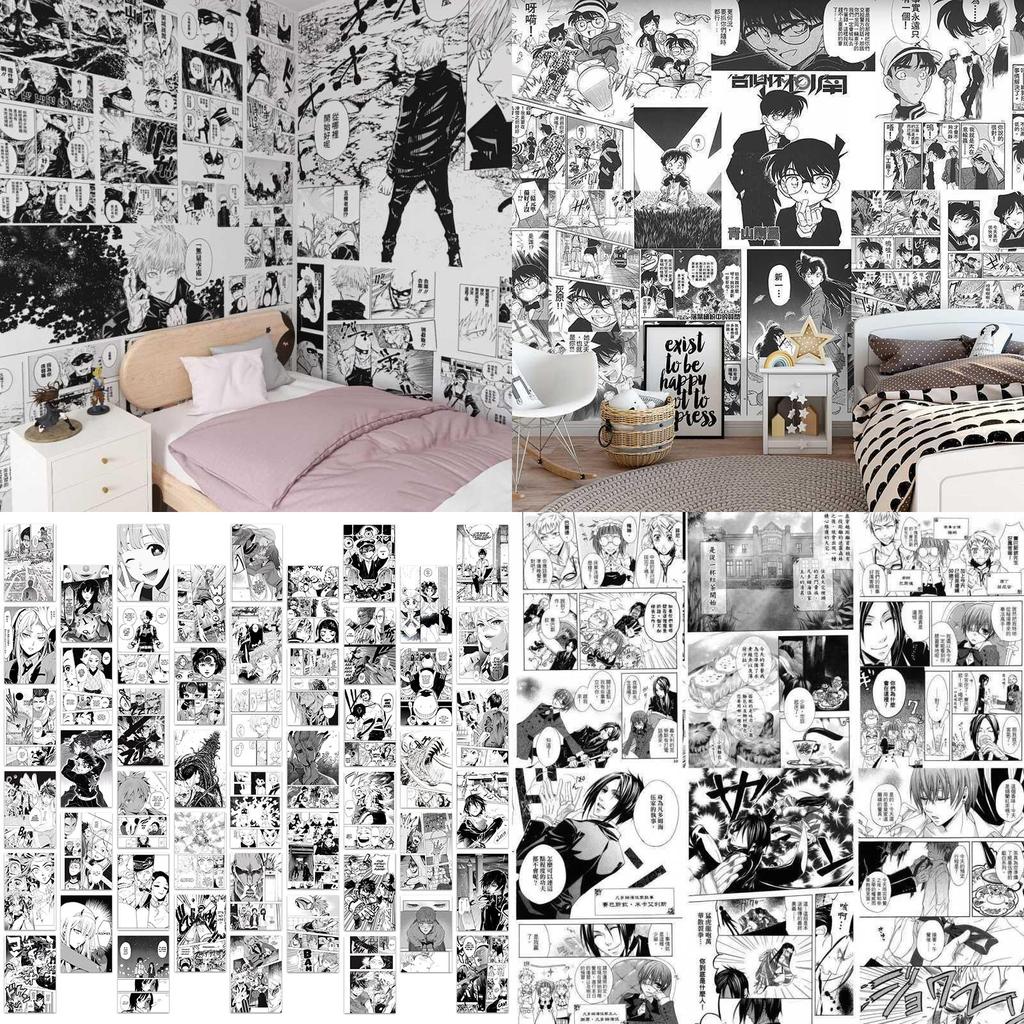 Japanese Popular Anime Self-adhesive Wall Stickers Wallpaper For Vibrant Room Decoration