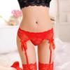 Sexy Sheer Suspender Women's Belt Lace Garter Stockings Bowknot