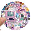 60Pcs Funny Game Gamepad Controller Console Pink Stickers Waterproof Pad Skateboard Laptop Computer Car Sticker Kids Toys