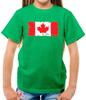 Canada Grunge Style Flag - Kids T-Shirt - Canadian - Country - Flags - Travel