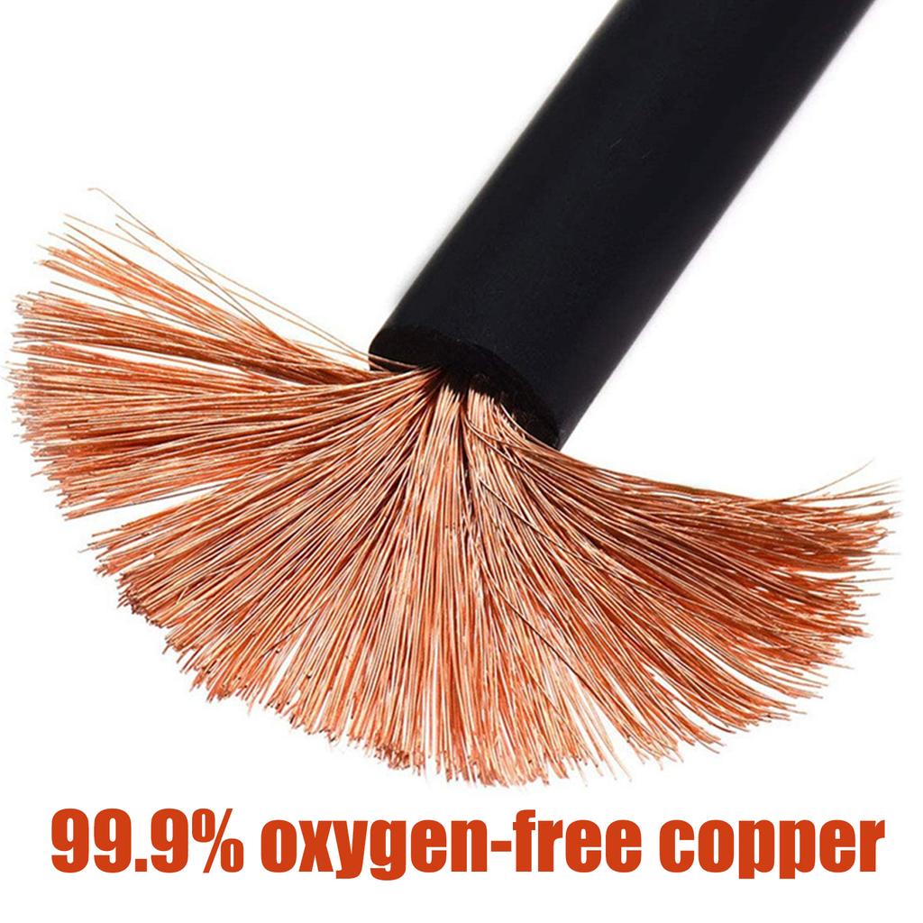Premium 5AWG Copper Battery Cable 30cm Power Inverter Wire For Cars Solar Equipment And Marine Use