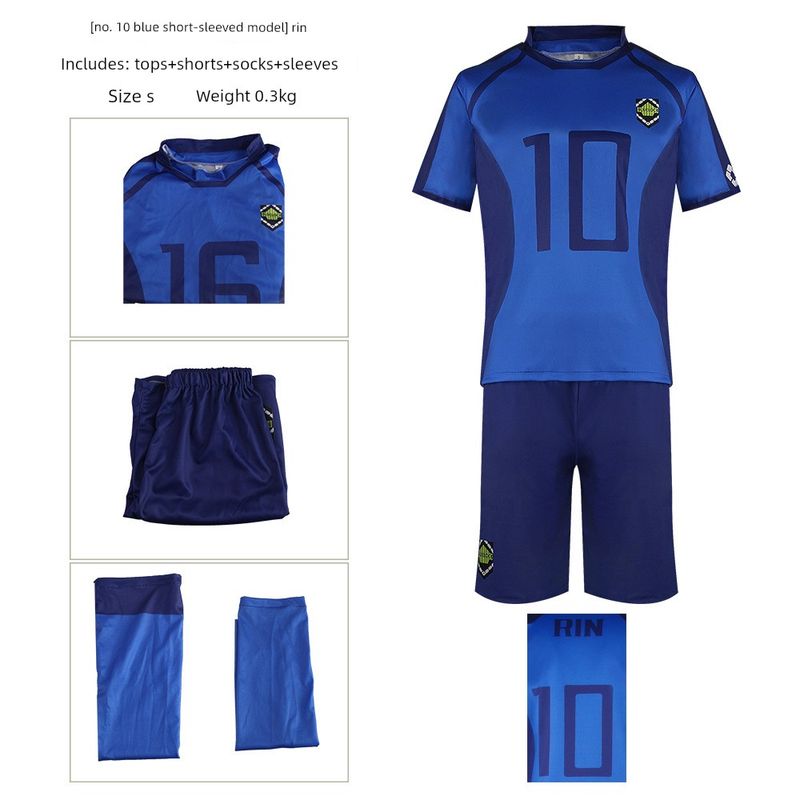 Blue Prison Jersey Jiseiichi Cosplay Costume Bachira Meguru Chigiri Hyoma Kishin Renzuke No. 11 Jiseiichi Cosplay Costume