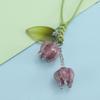 Tulpenblumen Handystraps Anhänger Niedlich Für iPhone Kurzes Lanyard Handschlaufe Niedlicher Schlüsselanhänger Handy-Riemen Mode-Anhänger