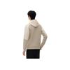 Anta Comfortable Casual Minimalist Color-Block Zip-Up Hooded Jacket Men Jacket Stone-White Dune-Gray 152517718S-1