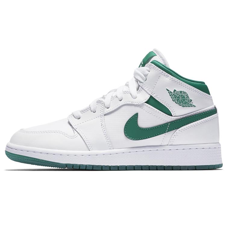 

new Jordan 1 Mid SE GC White Mystic Green GS 37.5