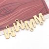 Stainless Steel 26 English Letter Pendant Charm for DIY Bracelets and Necklaces