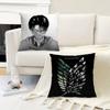 Anime Comics Attack On The Giant Cushion Cover Inches Farmhouse Decor Home Throw Pillow Covers For Couch Decorations