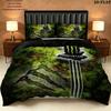 Monster Energy Pattern Bedding uilt Set uilt Cover Pillowcase Home Decoration Birthday Gift (1 * duvet cover + 2 * pillowcase without core)