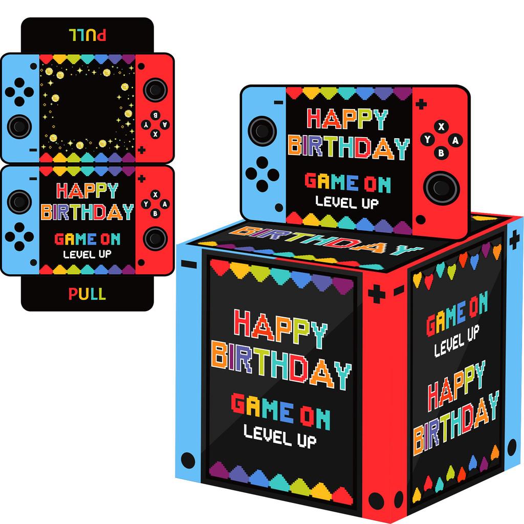 Game Console Digital Sticker Gift Box For Birthday Party Decor And Celebration Atmosphere