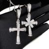Rotatable Cross Pendant Necklace - European & American Hip Hop Trend