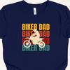 Biker Dad T-Shirt. Motorcycle Tee, Biker T-Shirt, Biker Shirt, Holiday Gift, Biker Dad Shirt, Birthday Gift, Gift for Him, Gift for Dad.