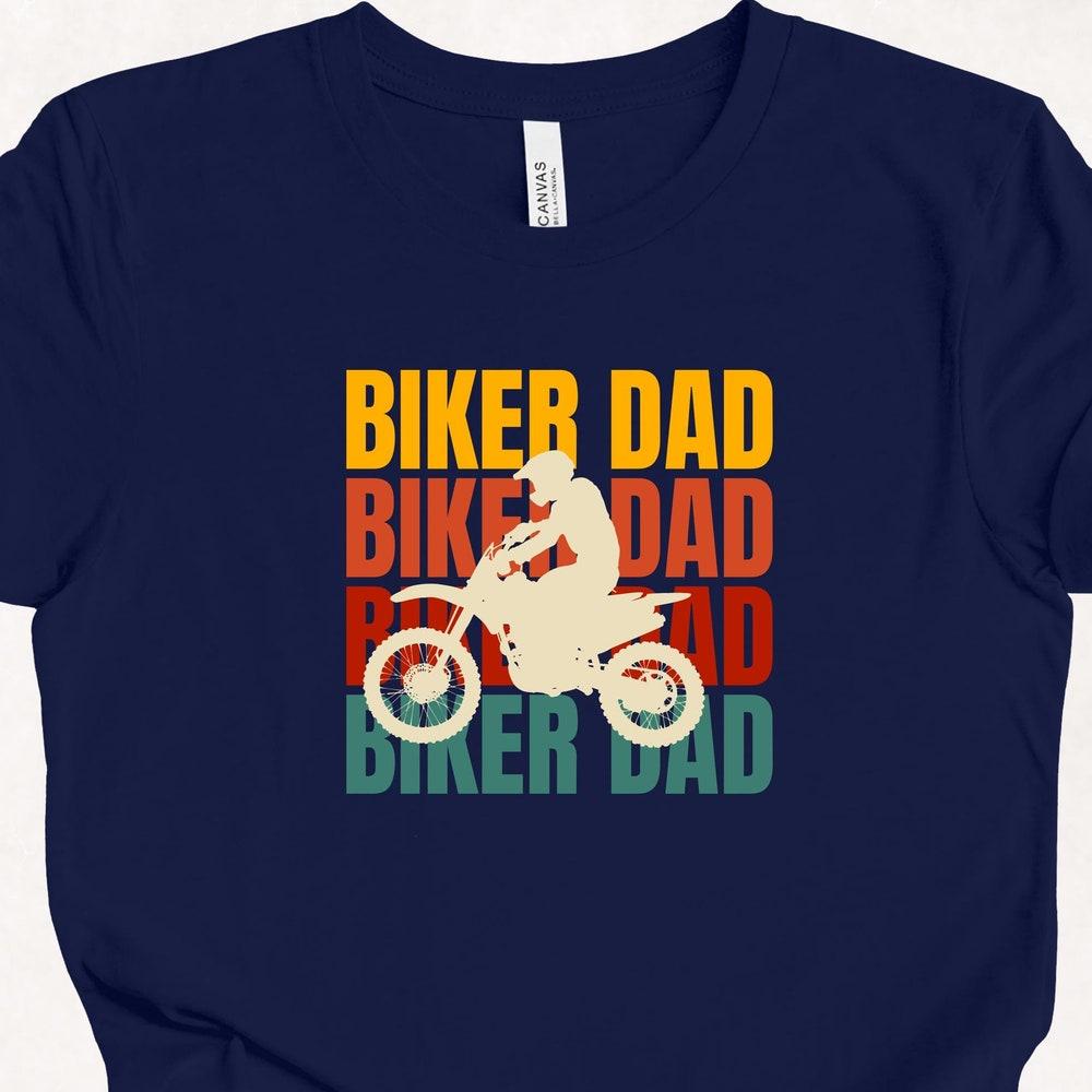 Biker Dad T-Shirt. Motorcycle Tee, Biker T-Shirt, Biker Shirt, Holiday Gift, Biker Dad Shirt, Birthday Gift, Gift for him, Gift for Dad. XXXXL