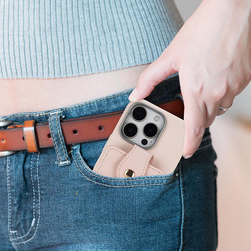 Kreativer Organring flexibel drehbar Handyhülle Kartenetui Kartenhalter Aufbewahrung für Apple Handy Schutzhülle
