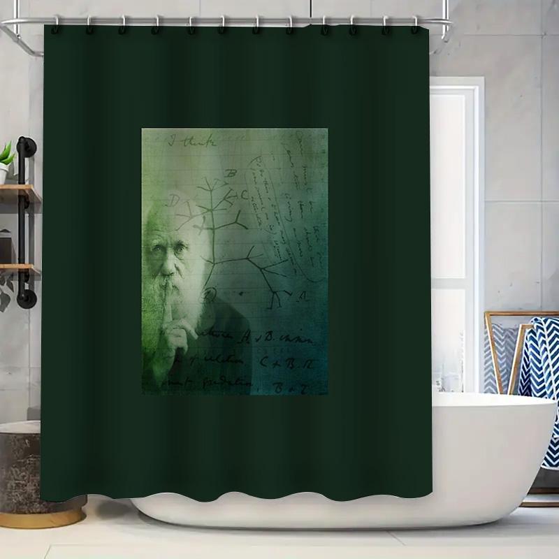 

Gothic Horror Shower Curtain Spooky Skull Decor Dark Academia Aesthetic Halloween Home Macabre Design Eerie Vibes Gothic Room Cr W60H190(CM)-1 Pcs