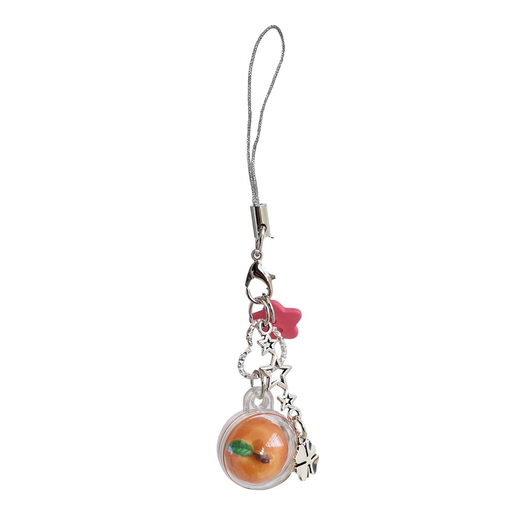 Adorable Fruit Themed Mobile Phone Lanyard Stylish Handbag Hanging Decoration Holiday Present For Teen Girls