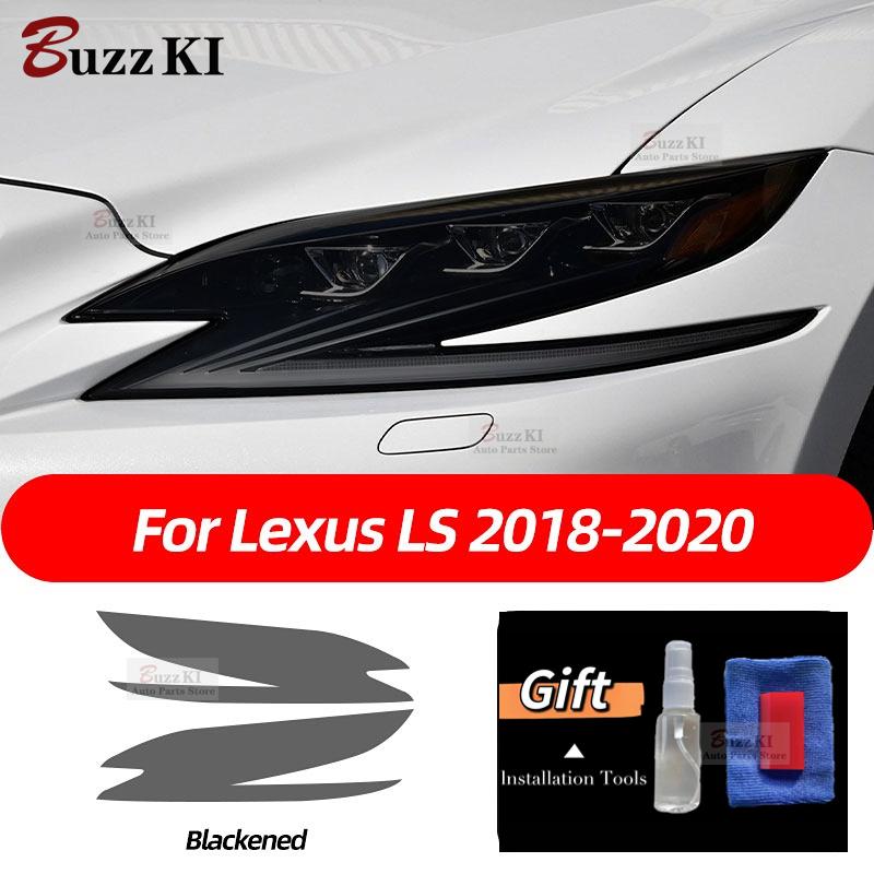 For Lexus ES 300h NX CT GS IS LC LS RX LX570 RC UX GX F Sport Smoked Black TPU Sticker Car Headlight Protective Film