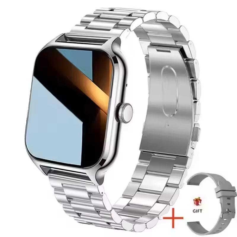 Smart Watch  New 2.01 Inch Full Touch Screen Heart Rate Tracker Bluetooth Call Sport Smartwatch For Men Women
