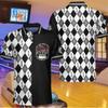 3D Print Bowling Ball Polo Shirts For Men Ninepins Player Pattern Short Sleeves Fashion Casual Sport Street Tops Oversized Tees