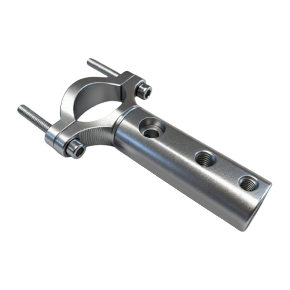 

Rearview Mirror Extension Mount Aluminum Alloy Lightweight Stand Rearview Mirror Extension Light Bracket For Scooter Riding срібний