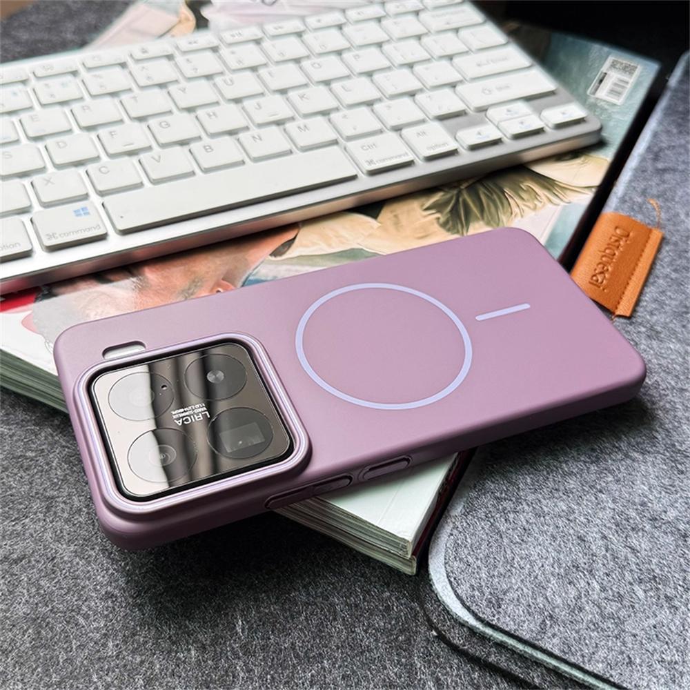 

Ультратонкий матовый твердый чехол из ПК однотонного цвета для Xiaomi Mi 15 Pro 14 Ultra 14T 13 CIVI 5 Pro, тонкий магнитный чехол для беспроводной зарядки Xiaomi 14