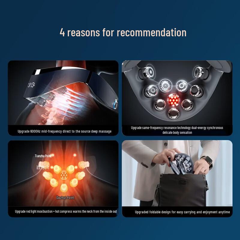 SKG G7 Second Generation Smart Foldable Neck & Shoulder Massager