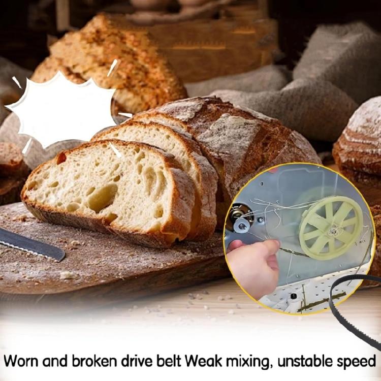 142 Tooth 384mm Length Bread Maker Belt Rubber Bread Machine Drive Belt Kitchen Appliance Accessories Enduring