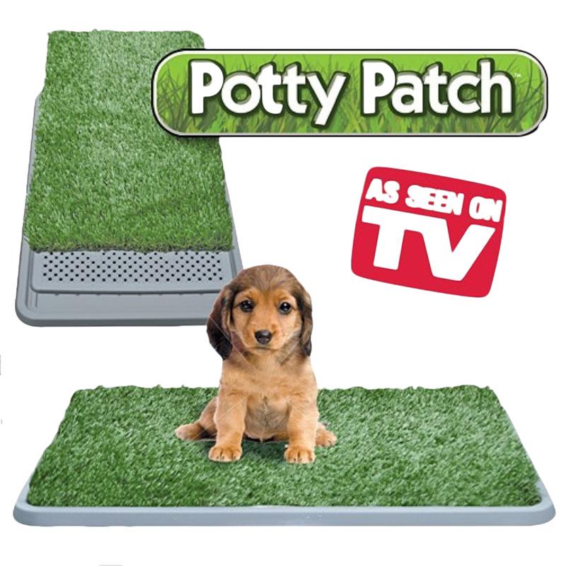 Pet Dog Toilet with Washable Artificial Grass Lawn