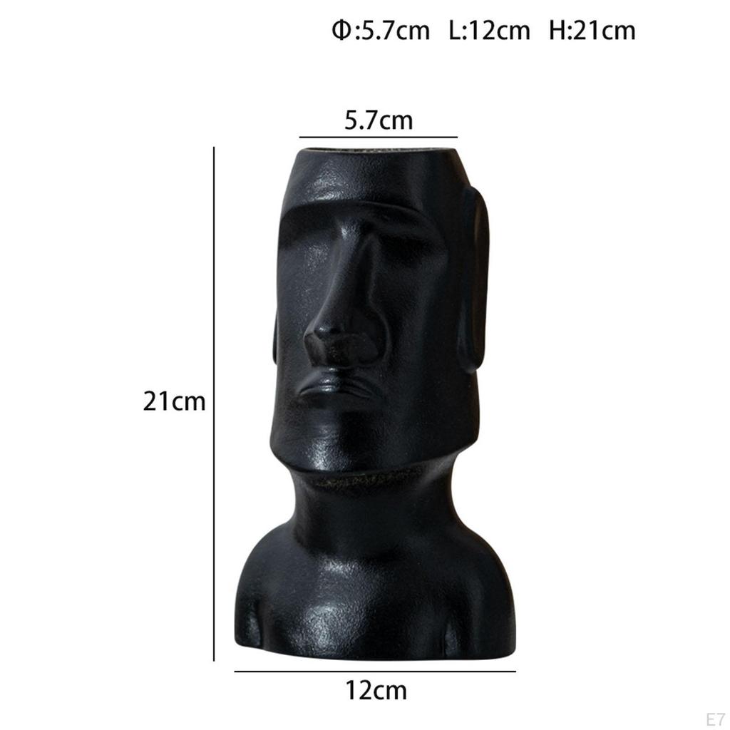 Flowerpot Collectible Sculpture Tabletop Centerpieces Bud Vase Abstract Statue for Indoor Ornaments
