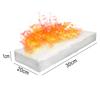 1Pcs White Sponge For Fireplace Ovens And Gel Burner Calcium-Magnesium-Silicate Fibres Firplace Firebox Safety Fire Sponge