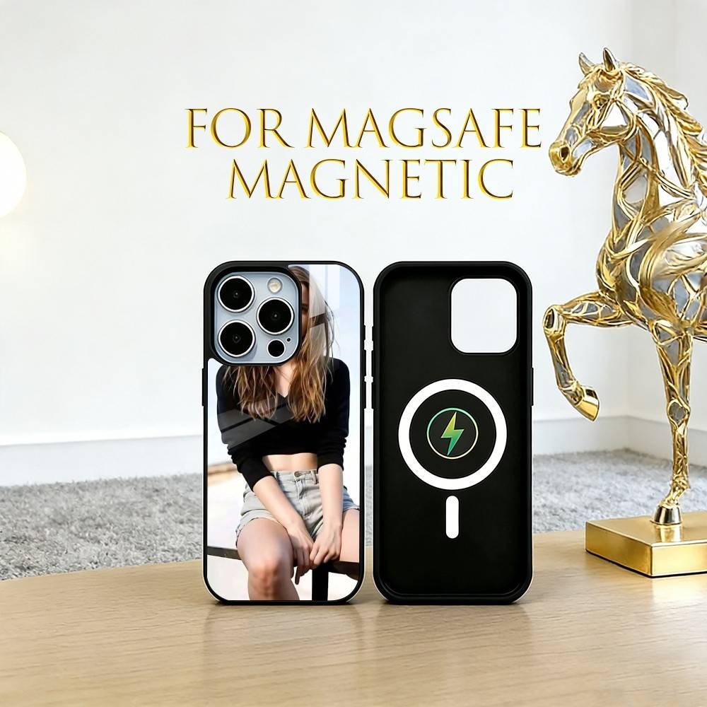 Emma Watson Phone Case For iPhone17,16,15,14,13,12,11 Plus,Pro Magnetic For Magsafe Wireless Charging