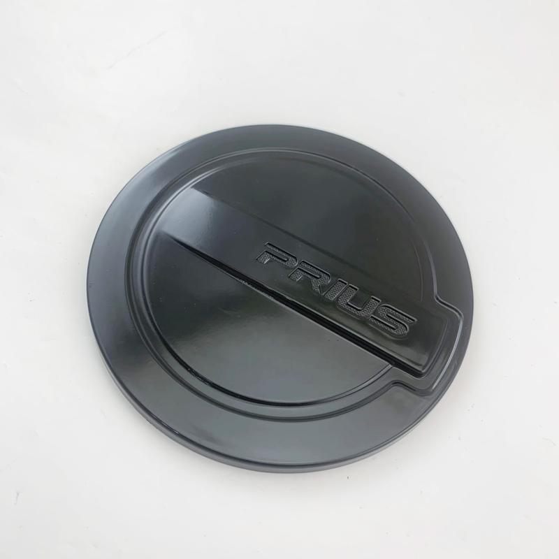 New Car Gloss Black Accessories Plated Fuel Tank Covers Cap Exterior Trim Paste Style 2010 2012 For Toyota Prius Prius30 30