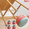 4PCS Silicone Table Chair Foot Cover Non-slip Furniture Foot Protectors Mute Leg Protectors Floor Mat Household Anti-Slip Tool