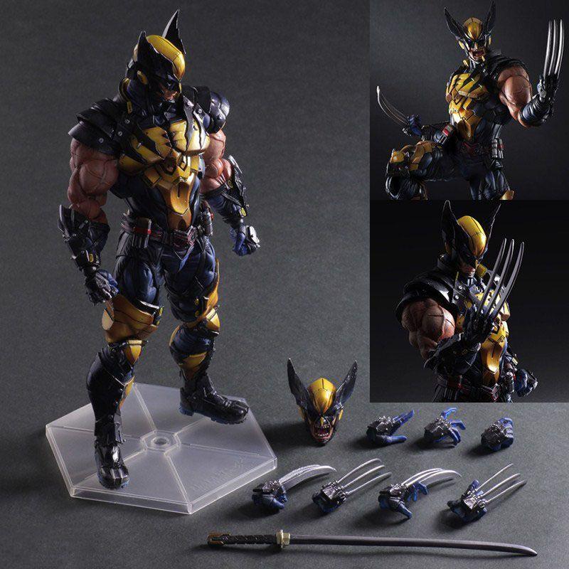Play Kai Arts Wolverine Variant Square Enix Action Figure Statue Kids Gift Toys