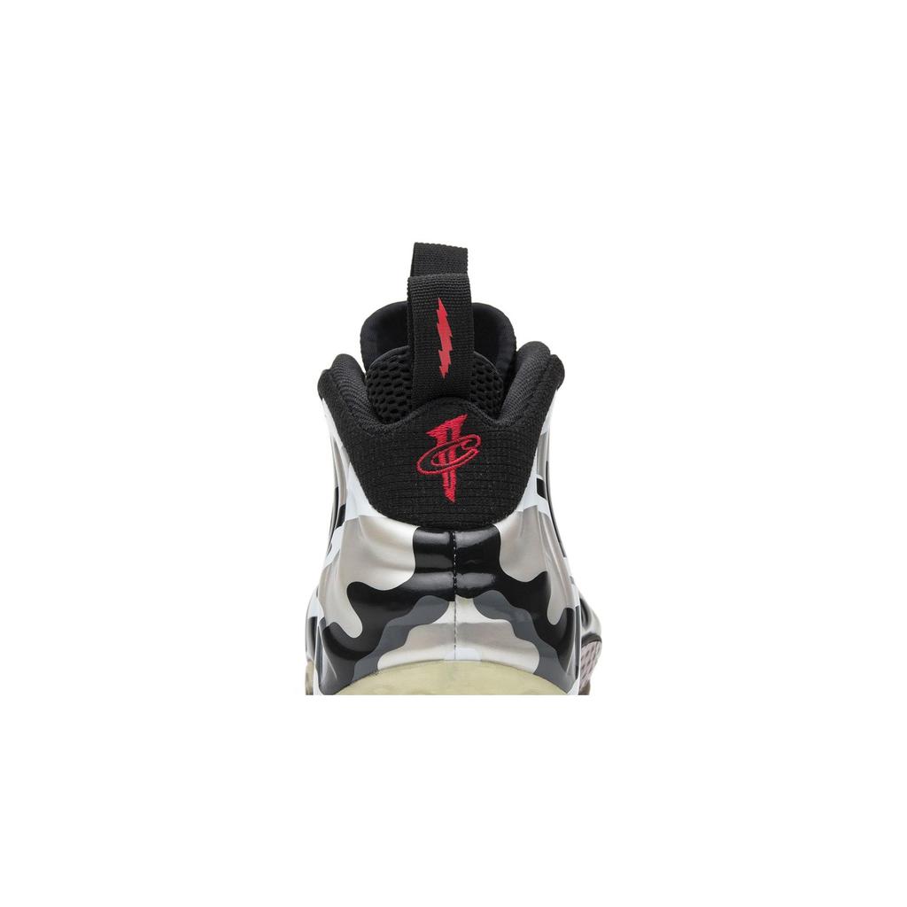 Nike Air Foamposite One PRM 'Fighter Jet' (Unisex) Black / Hyper Red-Drk Grey-White Basketball Shoes 575420 001