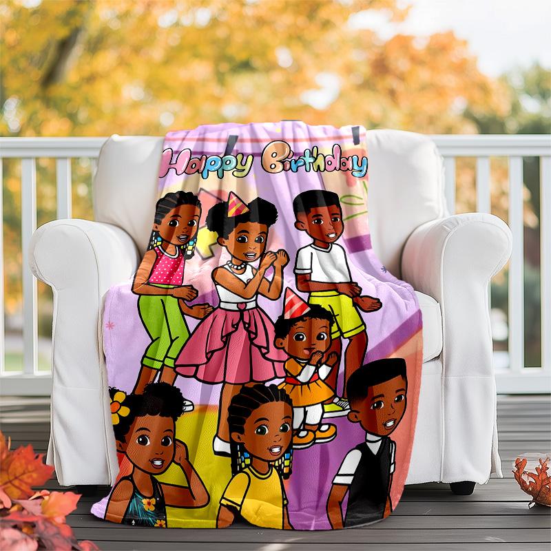 Gracie's Corner3 Printed Throw Blanket—lightweight,soft,warm;versatile Blanket for All Seasons—perfect As &air-conditioning Throw,nap Blanket
