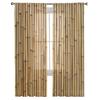 Bambu Retro Shabby Växt Skira Gardiner Vardagsrumsfönster Tyllgardiner För Sovrum Kök Heminredning Voile Draperier
