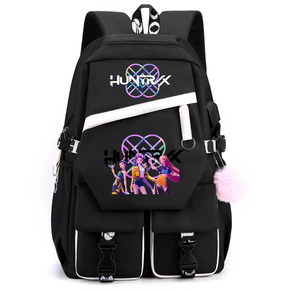 

Cartoon K-pop Demon Hunters Printed Large Capacity Backpack for Teenger Student Girl Boy Back To School Bookbag Women Waterproof Travel Bag Kid Gift