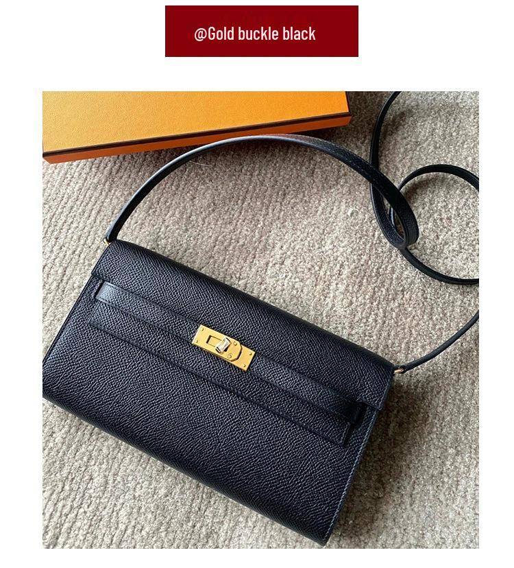 2025 Mini Kelly Geldbörse: Modische Crossbody- und Handtasche aus Palmenkornleder
