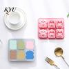 Durable Ice Cube Tray Backpack Silicone Mold, 6 Cavity School Bag Shape Baking Tool, Food Grade Mold Flexible for Chocolate And Fondant Jelly Desserts